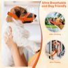 Adjustable Anti Bark Muzzle for Small Dogs - Breathable Mesh Soft Muzzle for Chihuahua (Orange, XS)