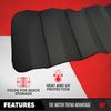 Windshield Sun Shade Reversible Standard Foldable Metallic Black Car Accessories