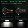 2pcs 7" Rectangular Marine Pontoon Docking Led Work Lights Boat Head Light 12V