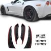 Front And Rear Mud Flaps Molded Splash Guards Fit 2005-2013 C6 Corvette