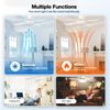 Socket Ceiling Fans with Lights and Remote- Socket Fan light with Dimmable Led