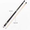 Collapsar CH03 Pool Cue with Soft Case,Green Curly Maple with Cream&Mother-of-Pearl Dimond,Black Irish Linen Handle, 58Inch Professional Pool Sticks