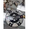Poker Aggressive Metal Dealer Button