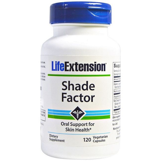 Life Extension Shade Factor, 120 Vegetarian Capsules