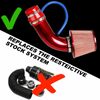 Car Cold Air Intake Filter Induction Kit Pipe Power Flow Hose System Accessories
