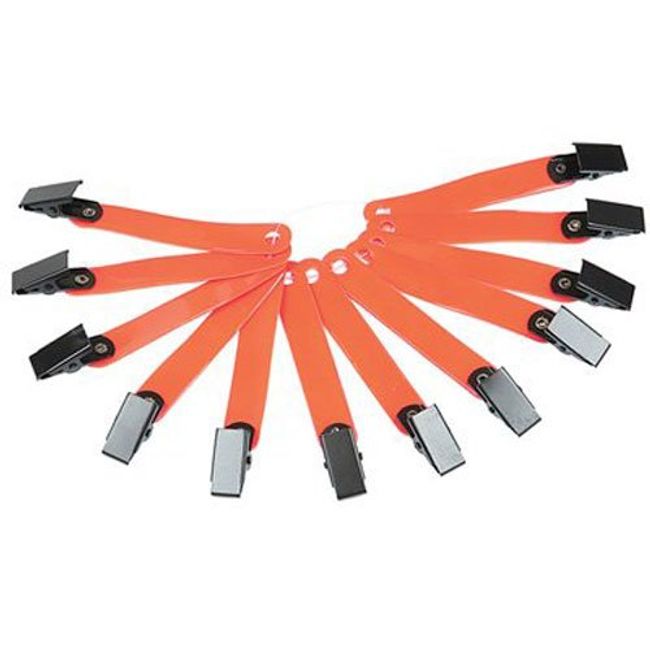 Allen Company Allen Reflective Trail Markers with Clips (Pack of 12), Orange, one Size (473)