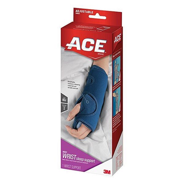 ACE Adjustable Night Wrist Sleep Support (7 Pack)