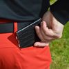 On Par Premium Golf Scorecard Holder - Crocodile, Black/Red