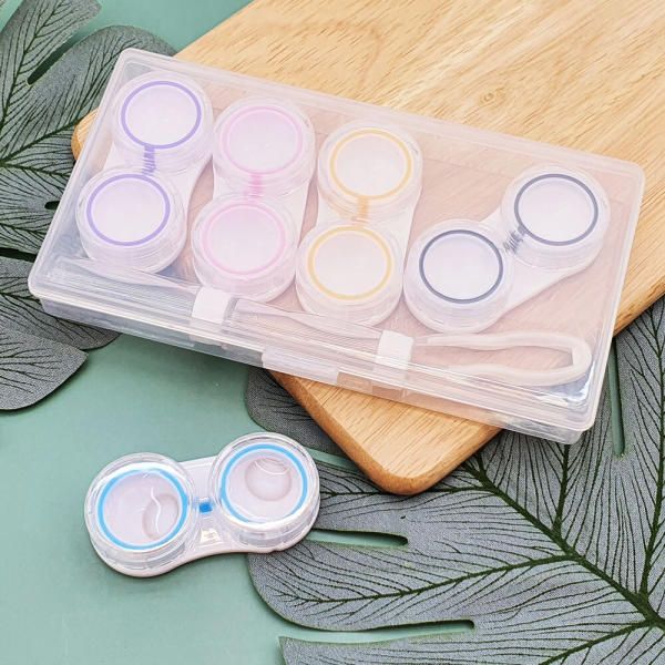 Circle lens case, multi-lens case, travel lens case, portable lens case, multiple lens case, circle lens storage