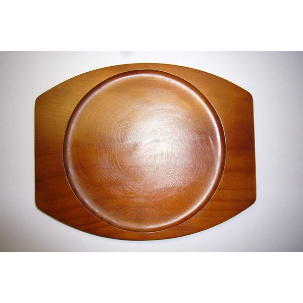 33 cm Round Wood Base ll