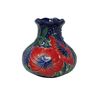 Old Tupton Ware Hand Painted Tube Lined Hibiscus Pattern 3" Vase