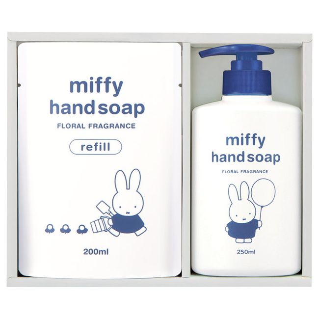 Miffy Soap Gift (MFF-10) [Medicated Hand Soap Refill Gift Set Character Soap Housewarming Gift Thank You Baby Baby Gift Cheer Up Cheer House Cheer Housewarming Housewarming Gift] &lt;B5&gt;