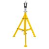 Roller Head Pipe Stand Foldable Tripod 32"-55" Height 12 in Load 2500 lb