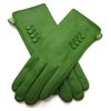Womens Genuine Soft Leather Gloves Fully Lined Gift Boxed (Light Green, Medium 7")