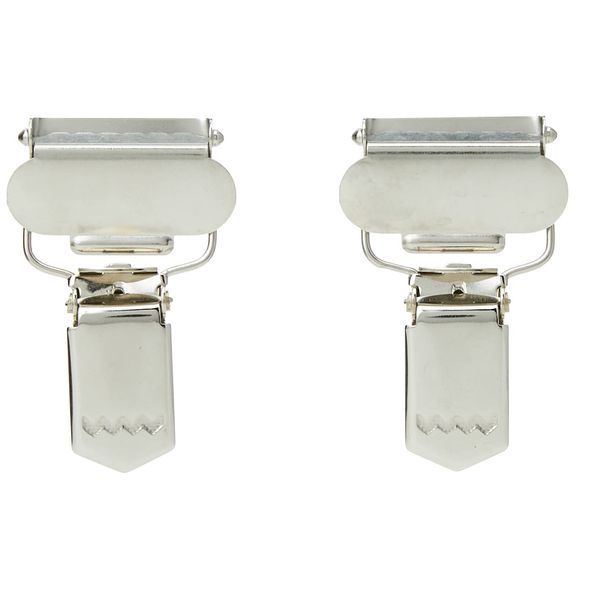 Prym Combi Clips, Silver, 25 mm, silberfarbig, 2 Stück