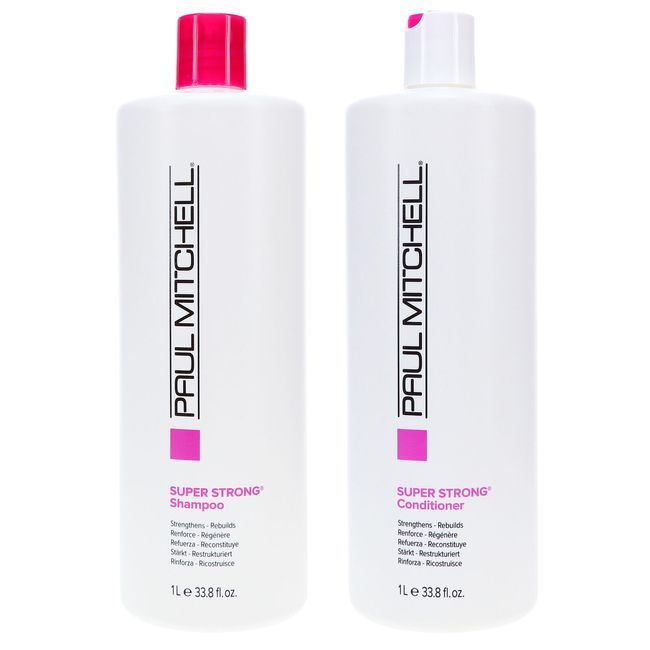 Paul Mitchell Super Strong Daily Shampoo 33.8 oz & Super Strong Daily