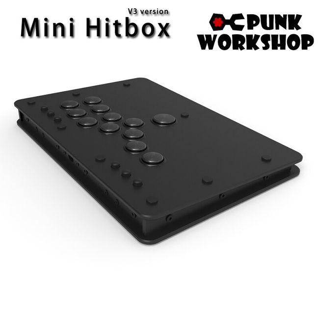 Punk Workshop Mini HitBox V3 SOCD Fighting Stick Controller Mechanical  Button Support PC/Android PS5 PS4 Xbox WII Switch