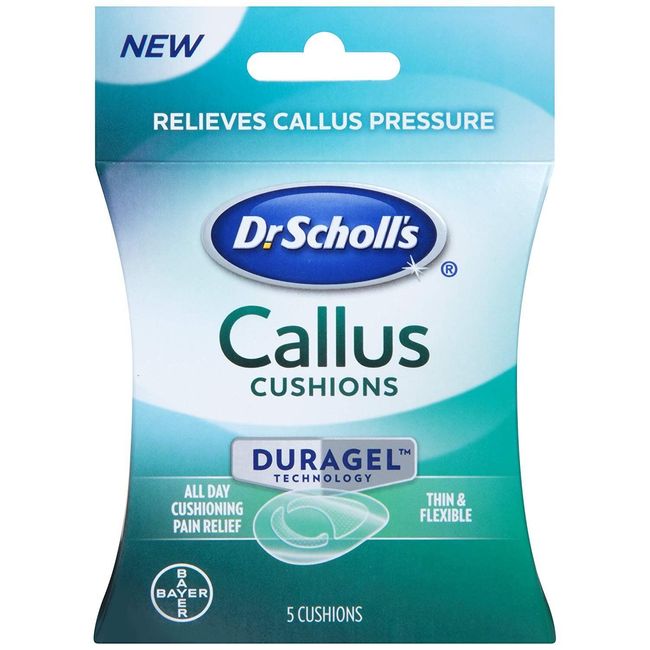 Dr Scholl's Callus Cushion All Day Cushioning Pain Relief Thin & Flexible 5 Ct