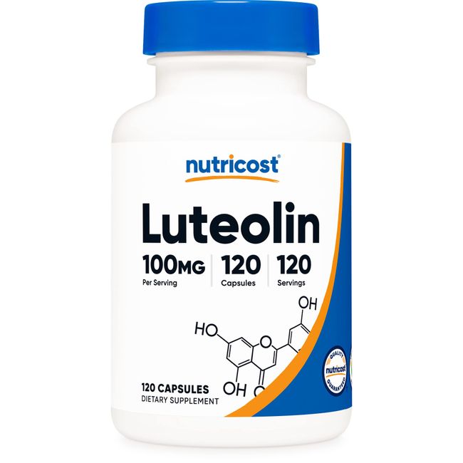 Nutricost Luteolin 100mg 120 Capsules - Vegetarian Friendly, Non-GMO, Gluten Free