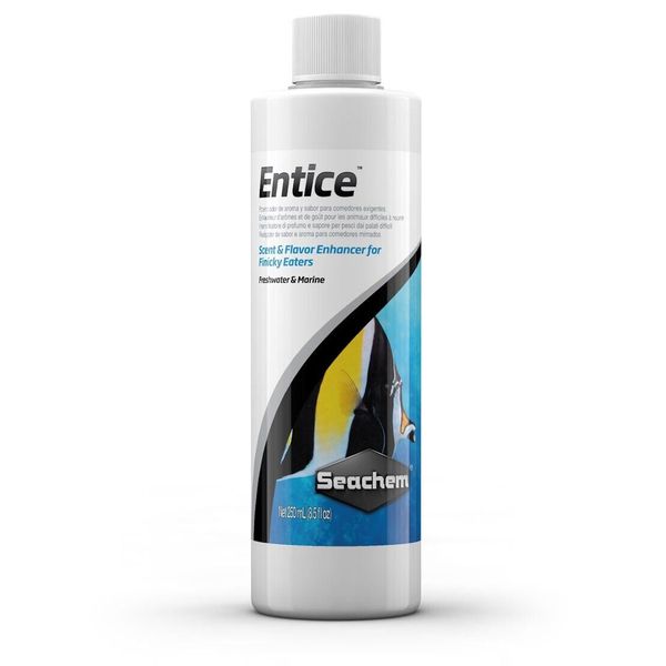 Seachem Entice 250mL Fish Food Flavor & Scent Enhancer for Fish (FREE SHIPPING)