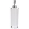 Excelsa Soap Dispenser, Polystyrol, White, 6.5 x 6.5 x 22 cm