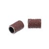 VOCOSTE Sanding Bands Set 60 Grit Sanding Bands Set with Free Box Drum Sander Polishing Sleeves for Nail Sanding Tools 100 Pcs Brown