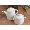 ■Linen Linen Linen Square Sugar Pot & Crimer Set