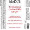 Anti-Wrinkle Hyaluronic Serum 135 g BINGOSPA
