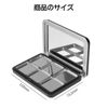 Coollooda Eyeshadow Case, Empty Eyeshadow Palette, Empty Case, Makeup Storage Case, Eyeshadow, Empty Palette, Handmade, Eye Shadow Container, Refill, DIY Case, Empty Makeup Palette, Includes Makeup