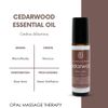 Premium Essential Oil Roll On Opal Massage Therapy (Cedarwood)
