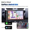 7" Double 2 DIN Apple Carplay Android Auto Car Stereo HD Touch Screen BT USB Cam