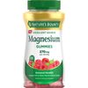 Nature's Bounty Magnesium Citrate Gummies 90 Count Raspberry Flavor Supplement