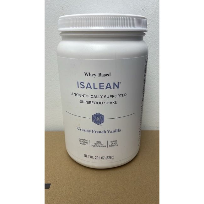 Pack of 2 Isagenix Isalean SuperFood Shake  Creamy Vanilla Meal Exp 09/24