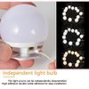 Make Up Mirror Lights 10 LED Bulbs Vanity Light Lamp Hollywood battery powered