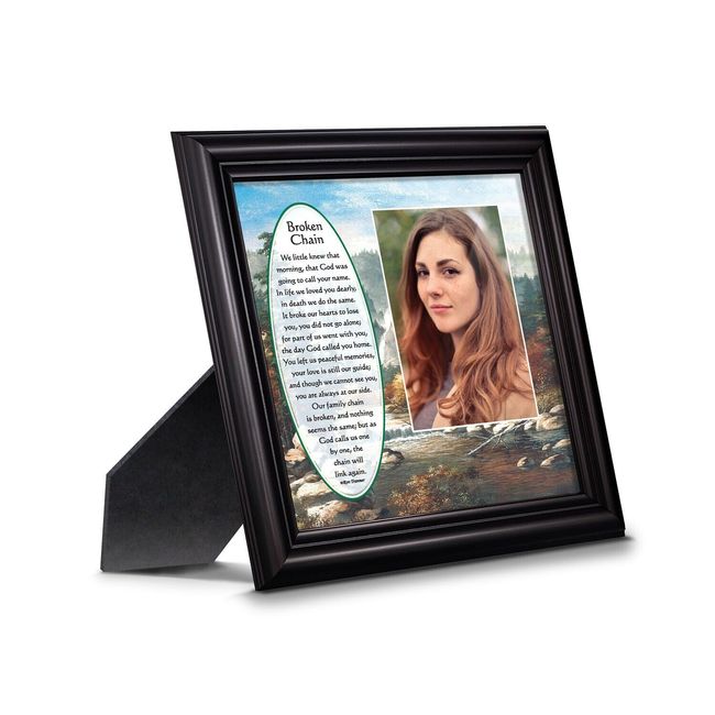 Broken Chain, Sympathy Gift In Memory of Loved One, Memorial Picture Frames