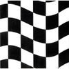 Creative Converting 660944 Black/White Check 2 Ply Lunch Napkins 216 Counts