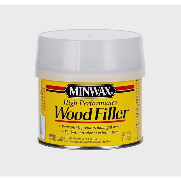 Minwax High Performance WOOD FILLER Repairs Damage Rot In/Outdoor 6 oz New 41600