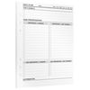 KOMPASS® Daily Planner | A5 Planner Inserts | 30 Sheets for Task Prioritization & Time Management | Eisenhower Matrix, To-Do Lists & Reflection | Bullet Journal & Productivity Refills