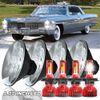 4PC 5.75 5-3/4" Chrome Led Headlight For Cadillac DeVille 62-74 Calais 65-74