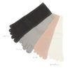 80% Silk Fingers Socks for Smooth and Comfortable Fingertips, Moderate Thickness and Easy to Use, Made in Japan, Black