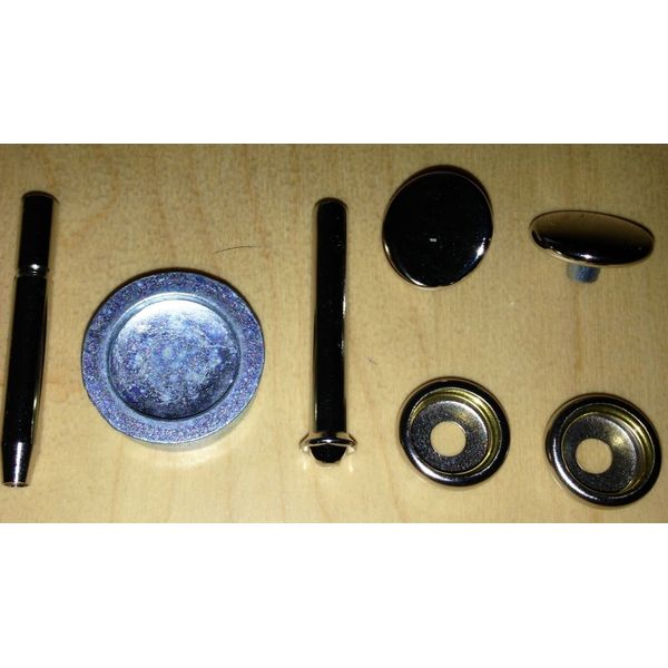 Apron Cover Repair Kit Press Studs Plus Tool for Silver Cross Coach Built Prams