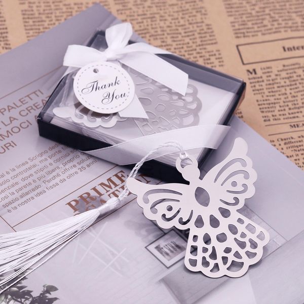 Winrase® Gift Boxed Book Lovers Collection Angel Bookmark Wedding Favor (Set of 12)