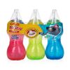 Nuby 3 Piece Boy No-Spill Cup with Flex Straw, 10 Ounce