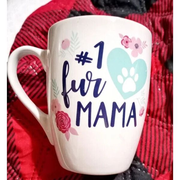 #1 FUR BABY & MAMA CERAMIC PET BOWL AND MUG SET NEW