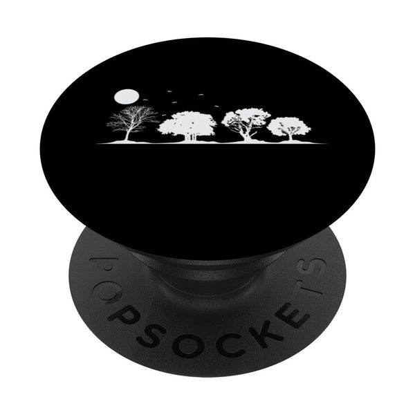 Trees at full Moon Nature Forests Leaves PopSockets Swappable PopGrip