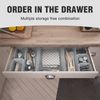 Felt drawer organiser,Drawer Organiser Set,Stackable Storage Boxes,Eco-Friendly Makeup Drawer Organiser,Felt Basket for Desk,Dressing Table,Bedside Table