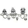 Marion Frost- Patchwork Cutters-Christmas Novelty Set. Complete with Instructions -by Bake and Create