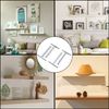 8pcs Shelf Brackets Concealed Floating Insert Hardware Concealed 70mm x 72mm 3"