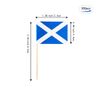 Scotland Flag Scottish Small Toothpick Mini Stick Flags Decorations (100 pcs)