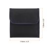 PATIKIL 2 Pcs Lens Filter Case, 3-Pocket Portable Camera Filter Pouch with Belt Loop, Black